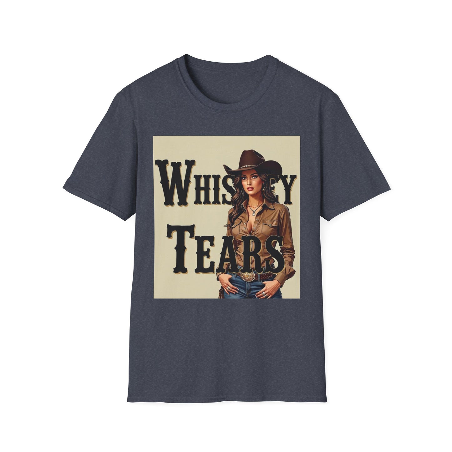 Whiskey Tears Western Boho, Unisex T-Shirt,