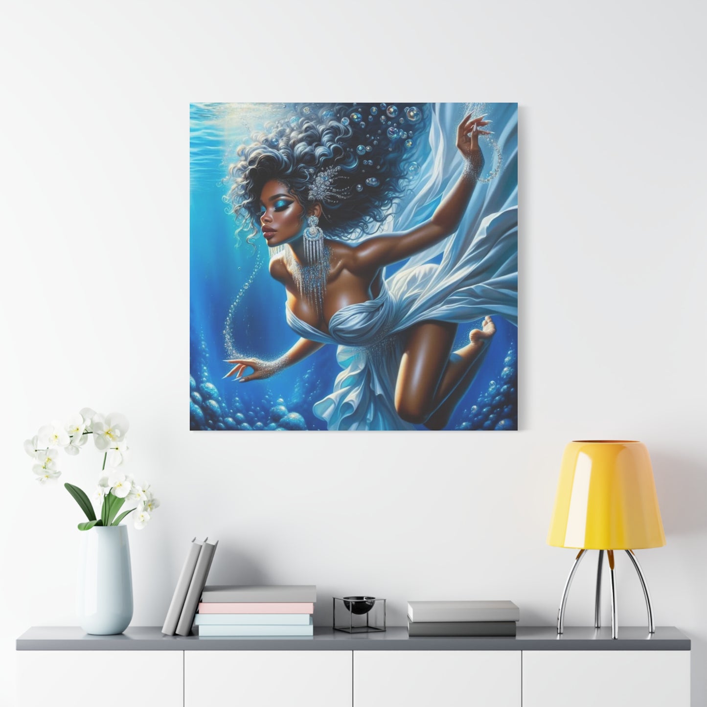Beautiful Black Woman Canvas Art