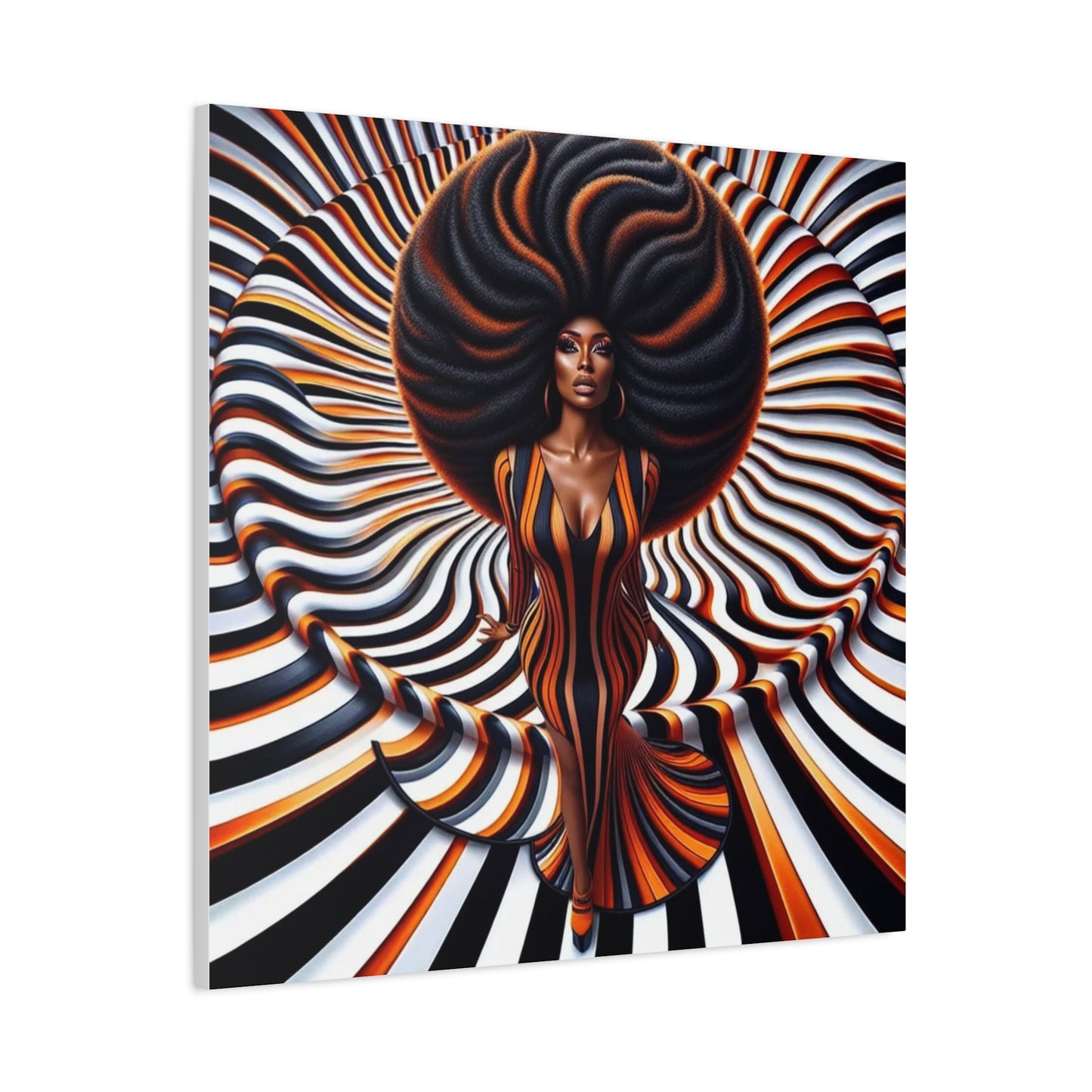 Beautiful Black Woman Canvas Art