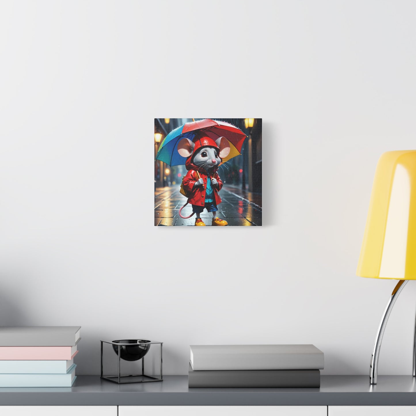 Mouse in the Rain Art