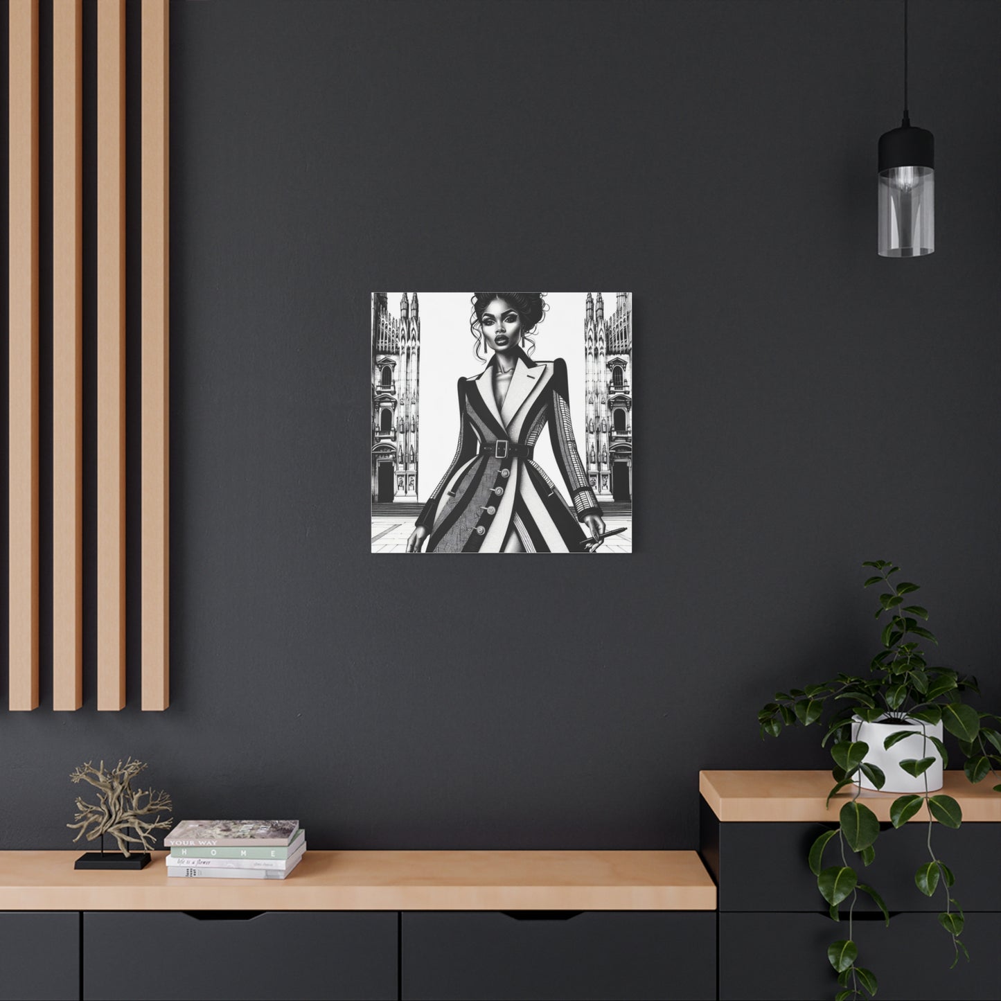 Beautiful Black Woman Canvas Art