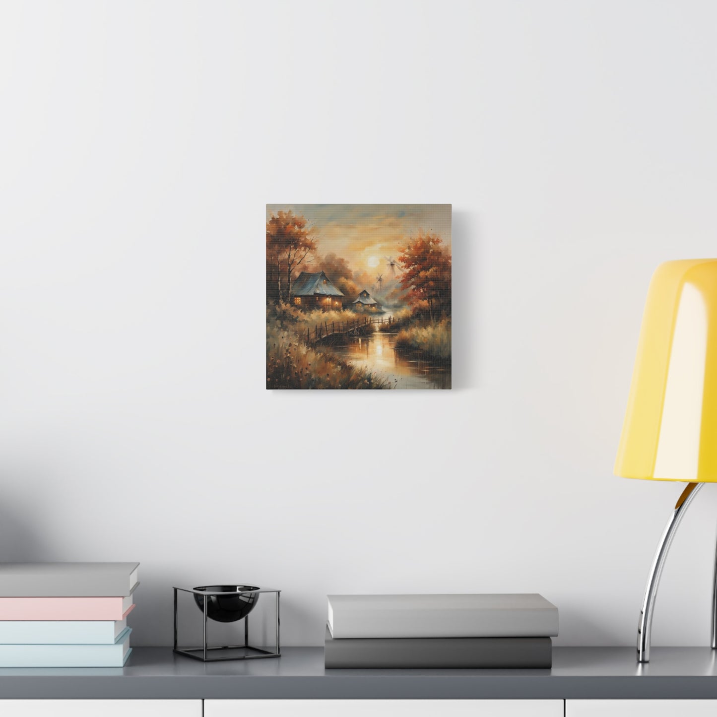 Canvas Print - Golden Hours at the Village Wall Art