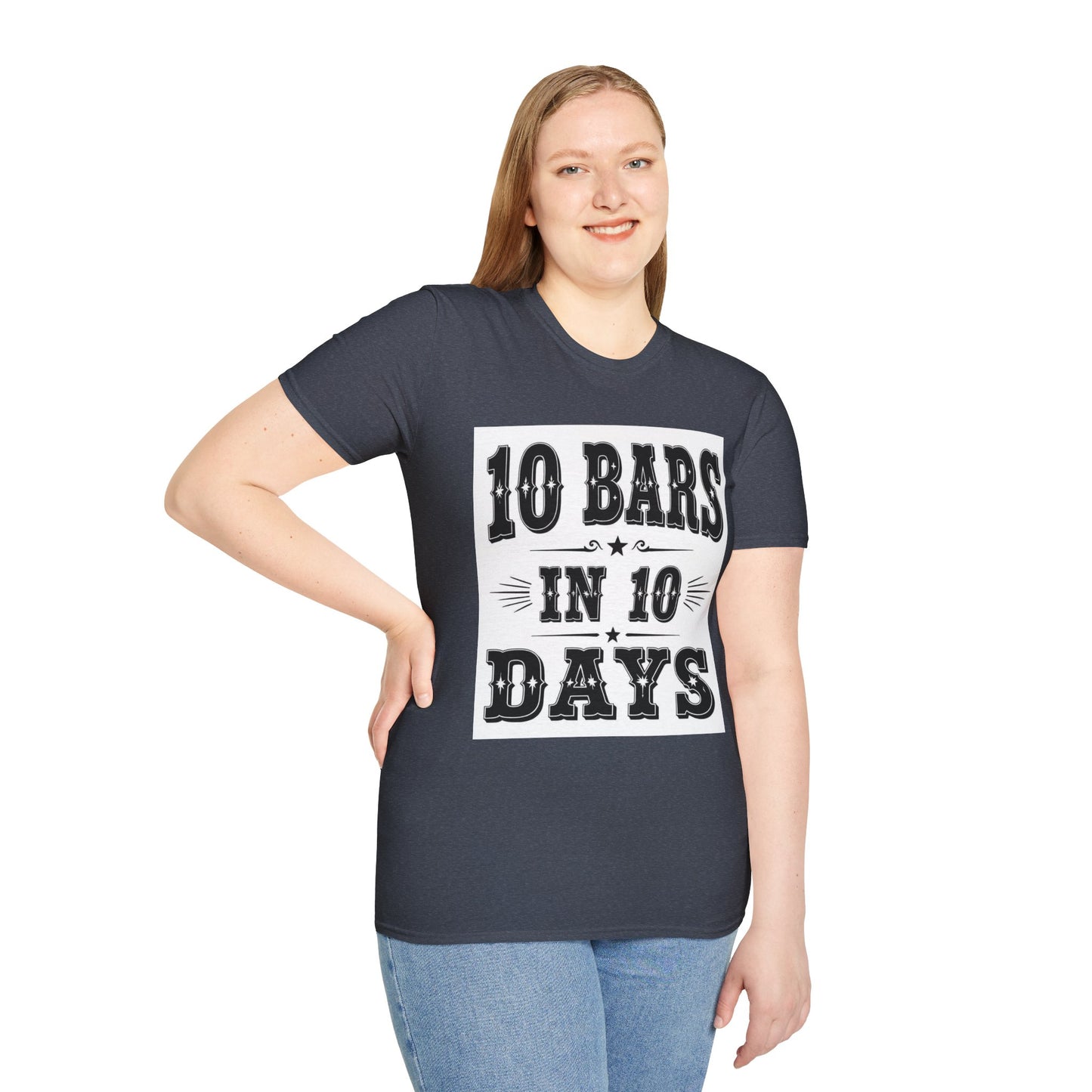 10 bars In 10 Days Western Boho, Unisex T-Shirt,