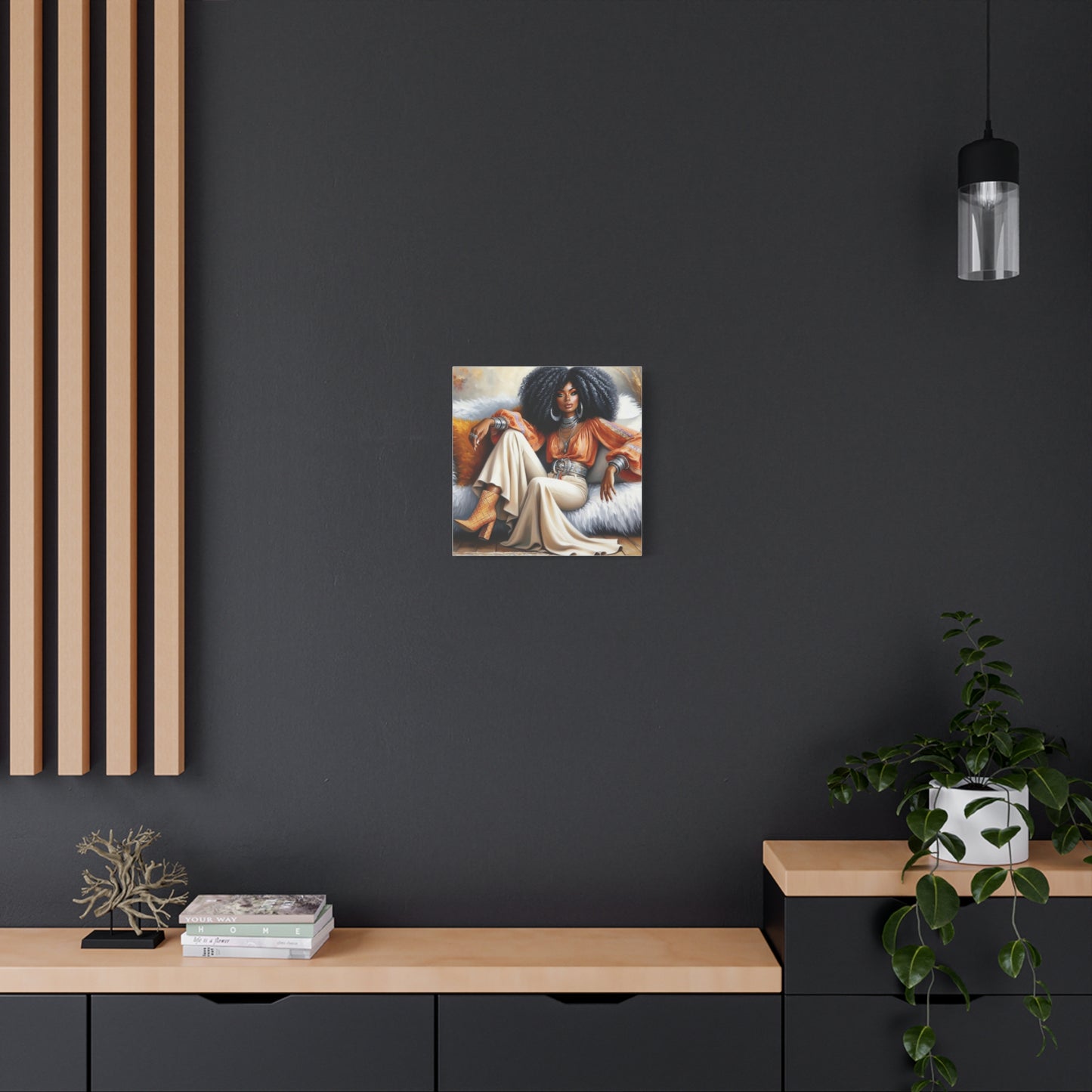 Beautiful Black Woman Canvas Art