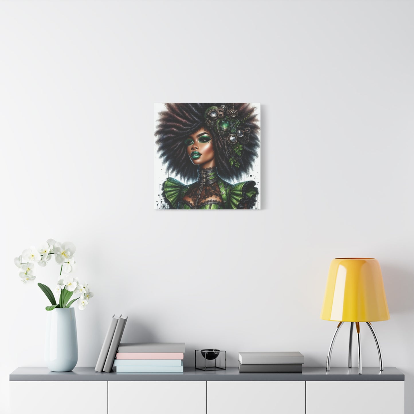 Beautiful Black Woman Canvas Art