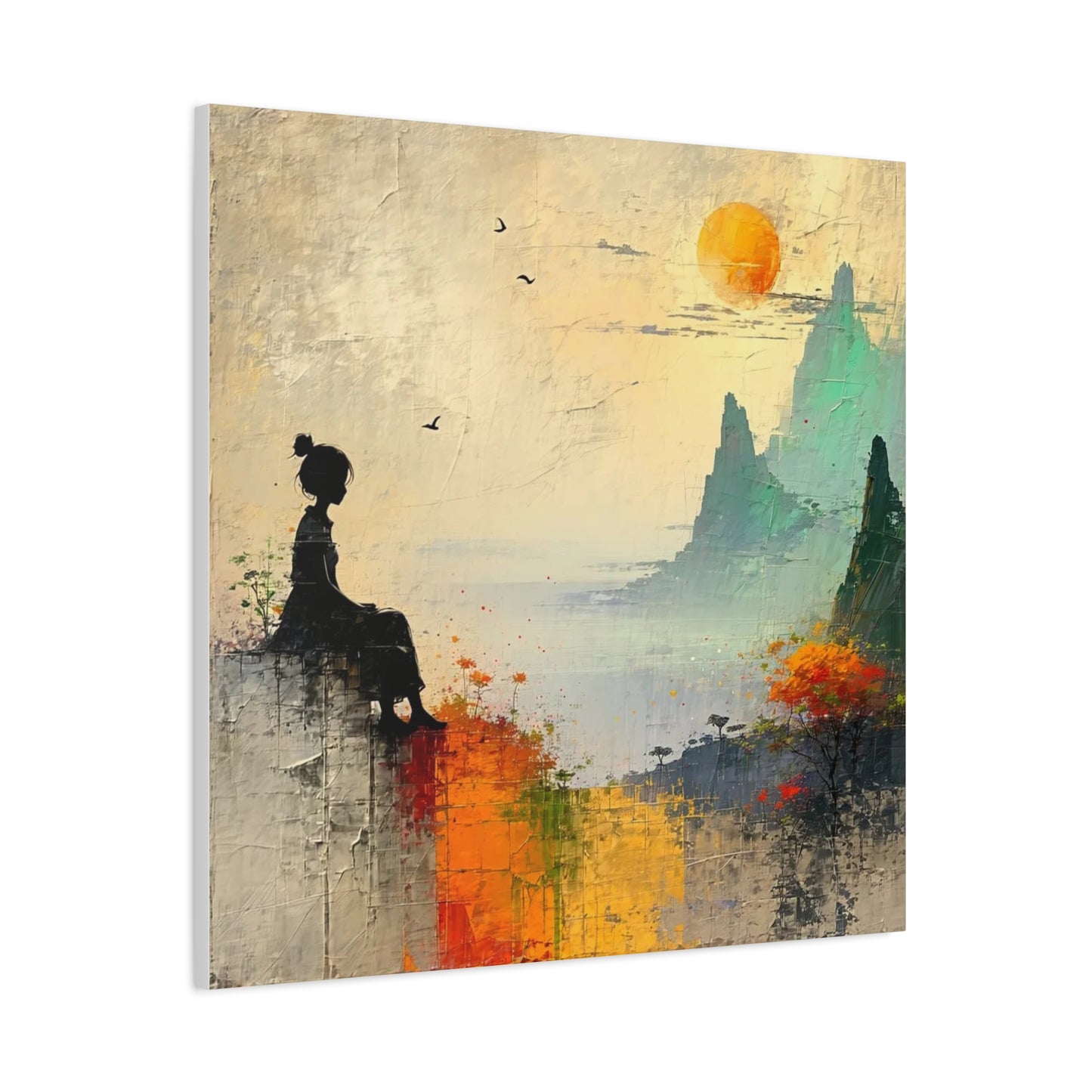 Mountain View Abstract Art