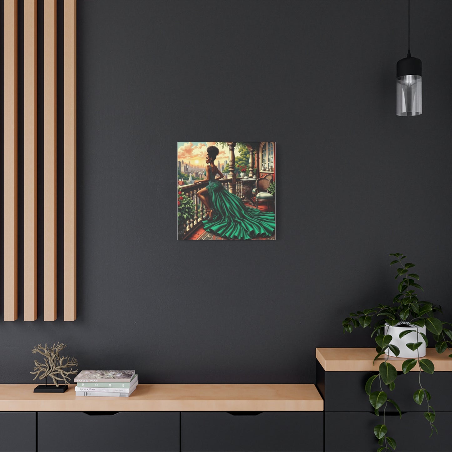 Beautiful Black Woman Canvas Art