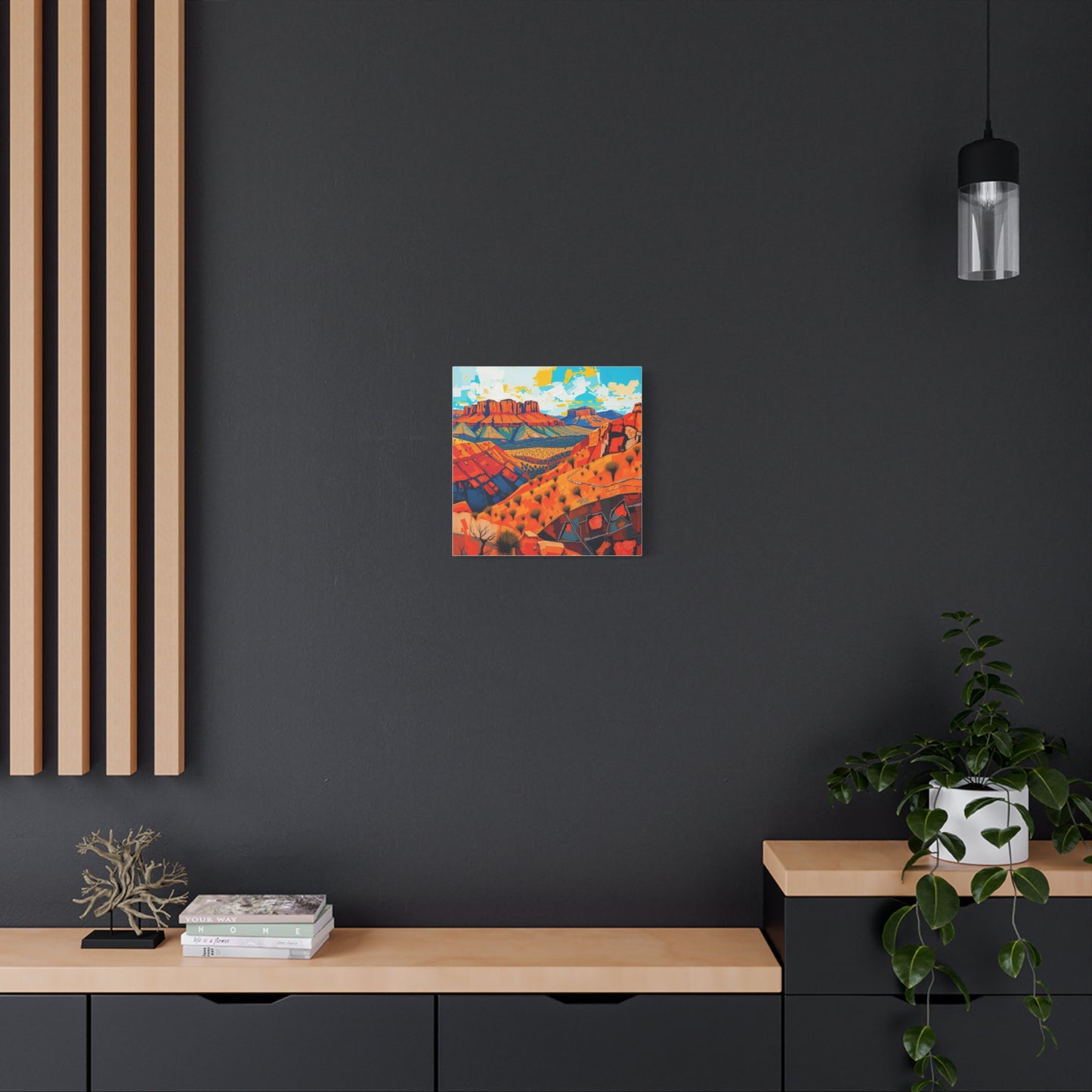 Canvas Wall Art - Abstract 2 Black Hills Scenic