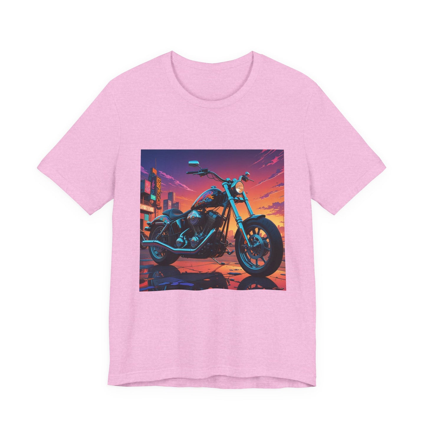 Chopper Abstract Background Tee
