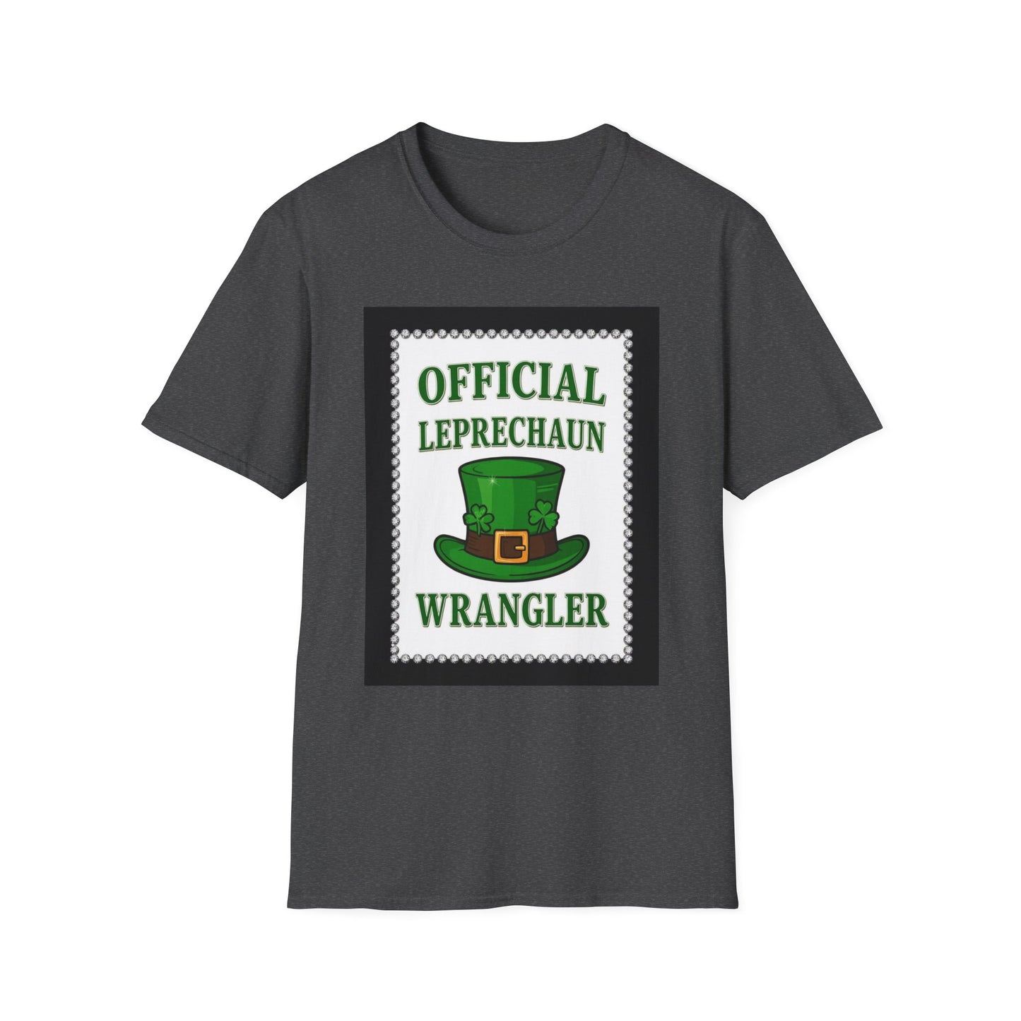 Official Leprechaun Wrangler... Saint Patty's Day Funny T-Shirt — St. Patrick's Day Humor Tee