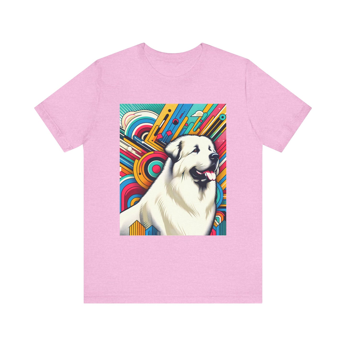 Retro Colorful Great PyreneesTee - Unisex Shirt