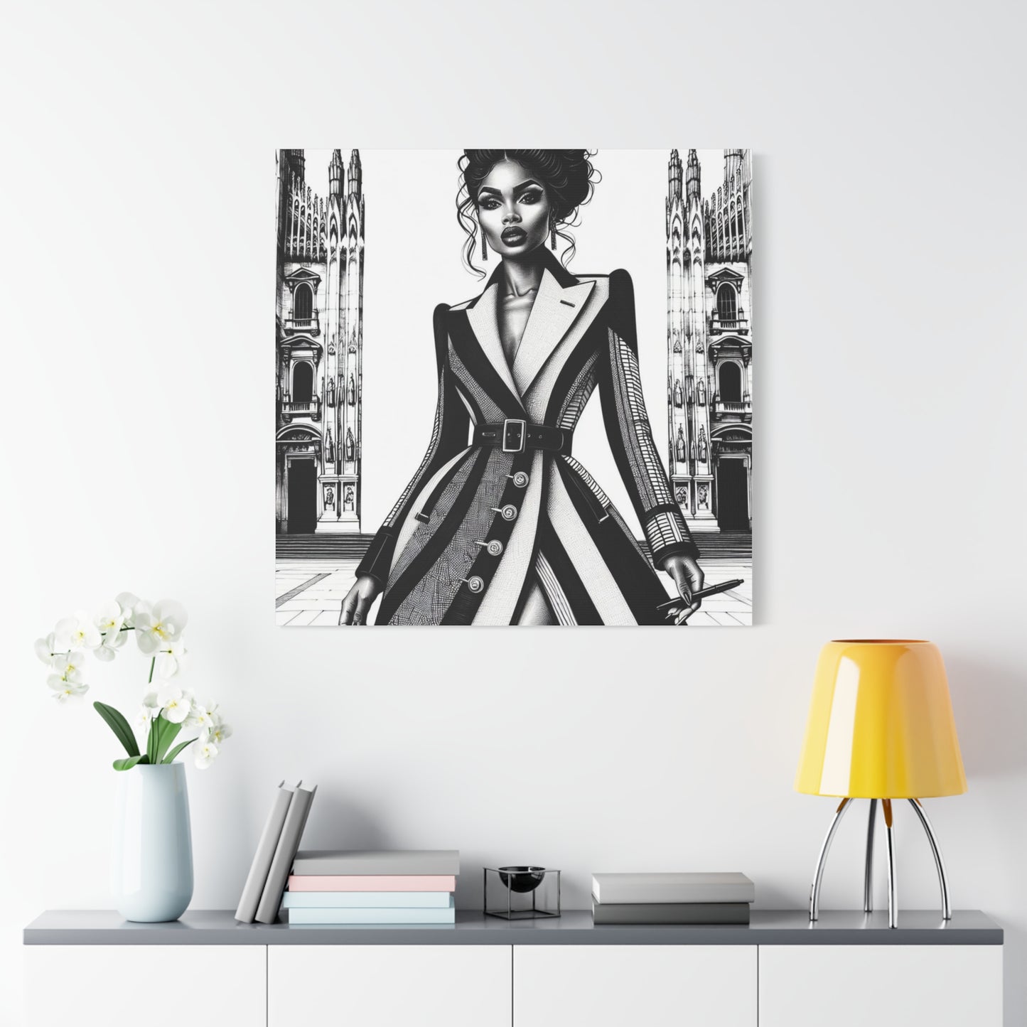 Beautiful Black Woman Canvas Art