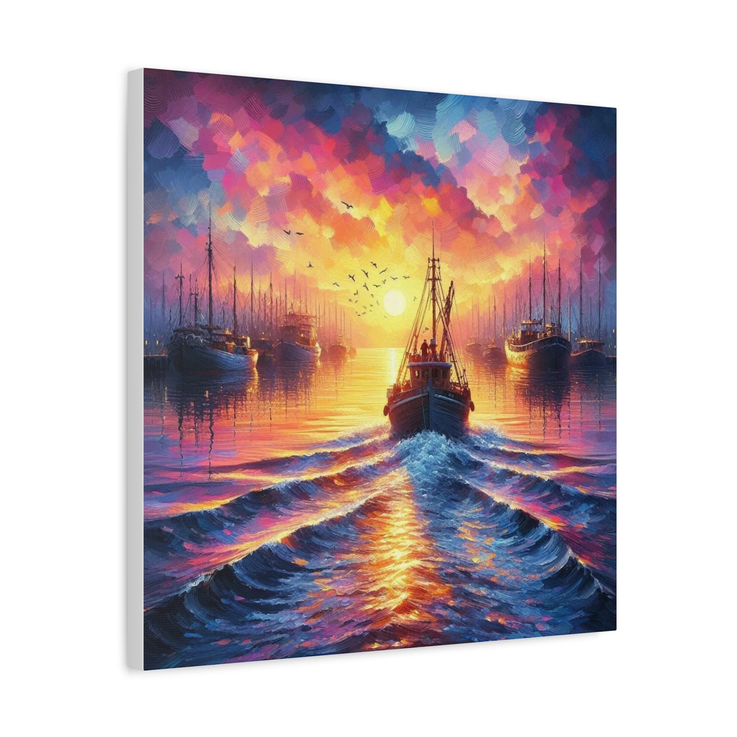 Canvas Print - Morning In the Harbor Wall Art