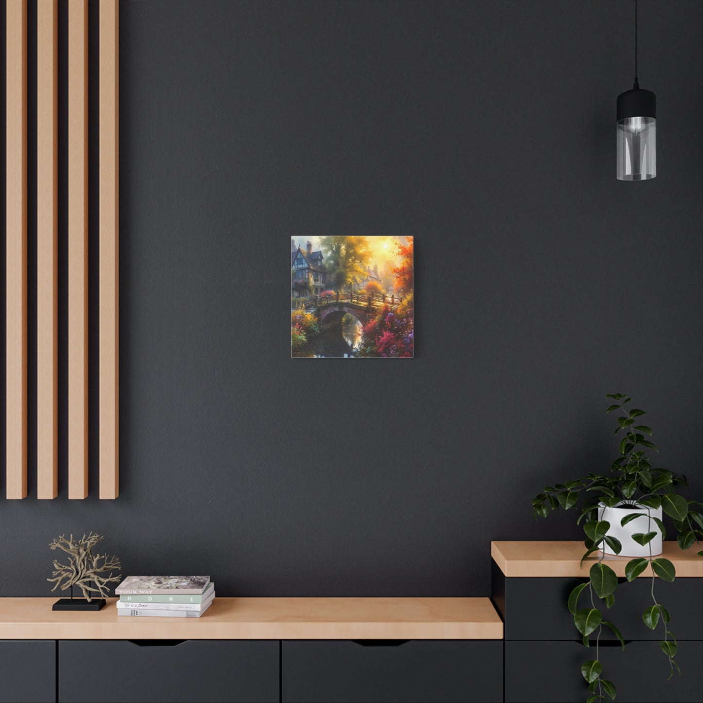 Canvas Print - The Bridge to Town Wall Art