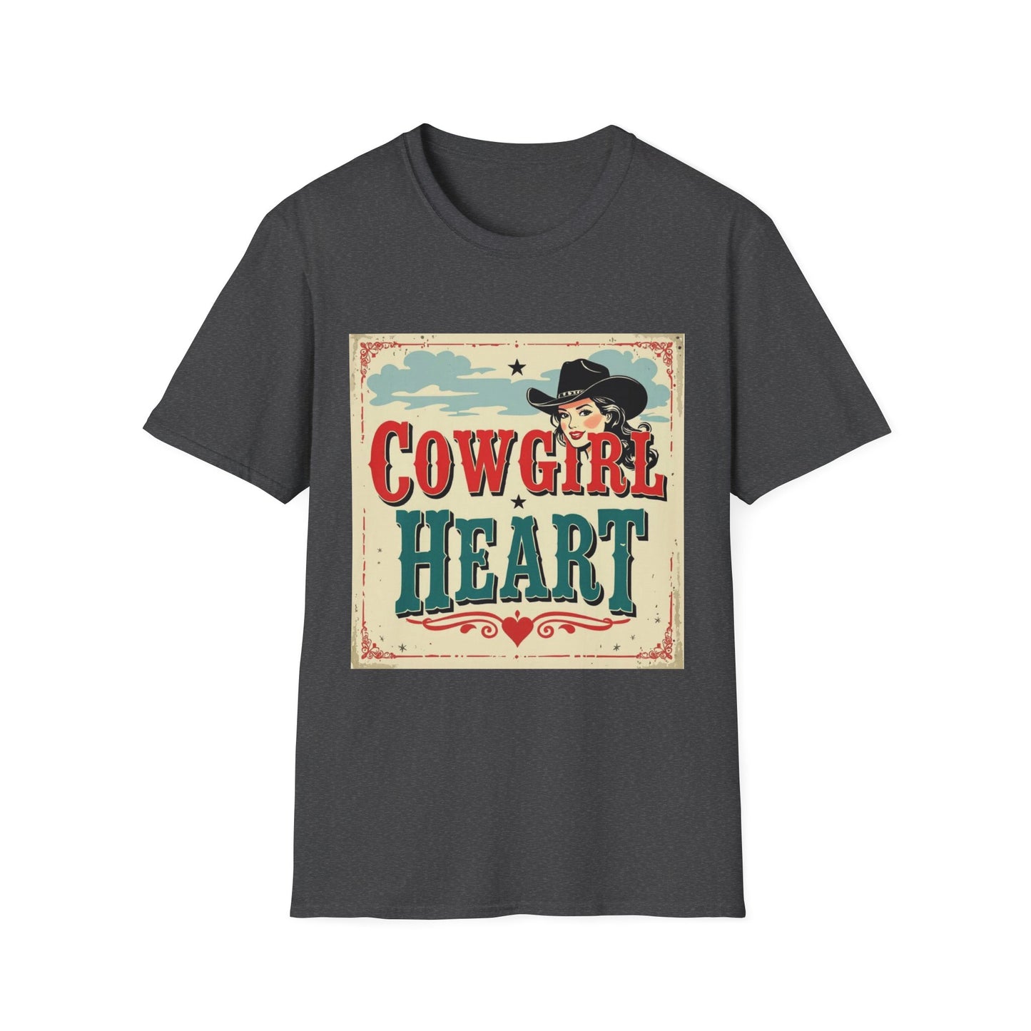 Cowgirl Heart Western Boho, Unisex T-Shirt,
