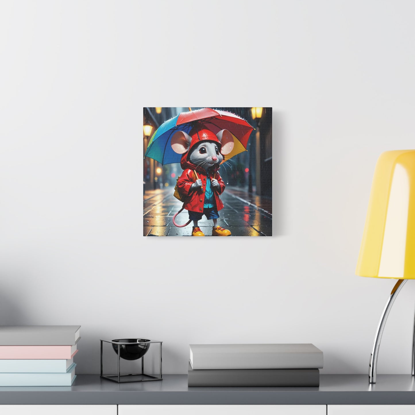 Mouse in the Rain Art