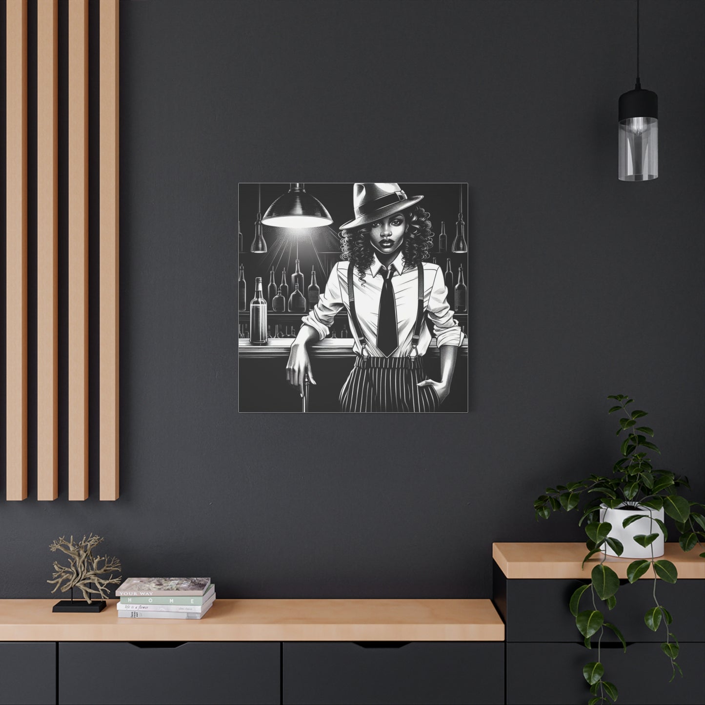 Beautiful Black Woman Canvas Art