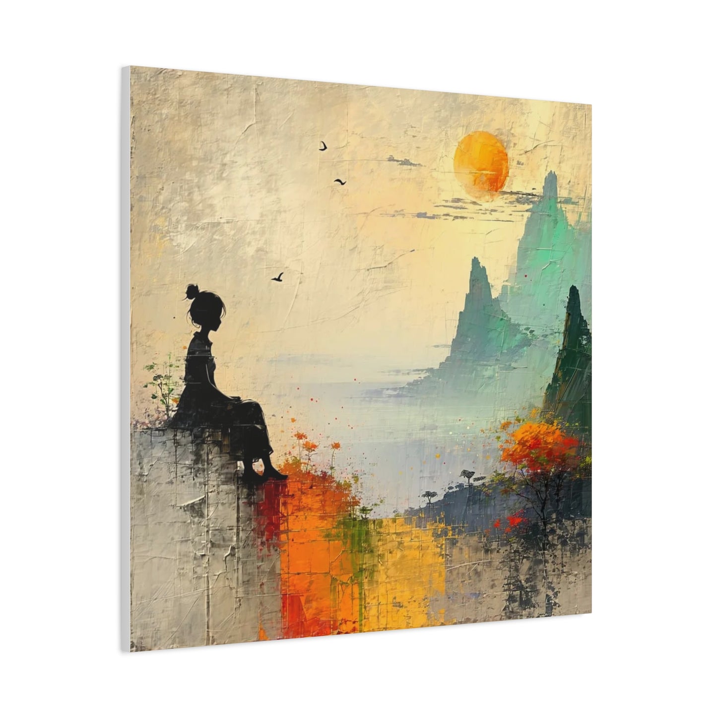 Mountain View Abstract Art