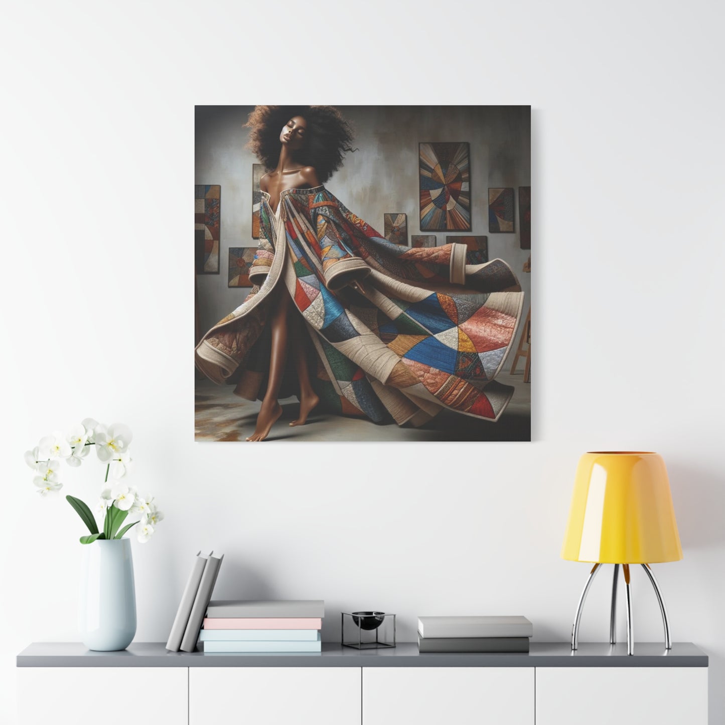 Beautiful Black Woman Canvas Art