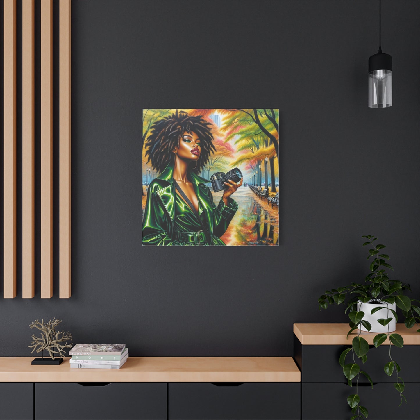Beautiful Black Woman Canvas Art