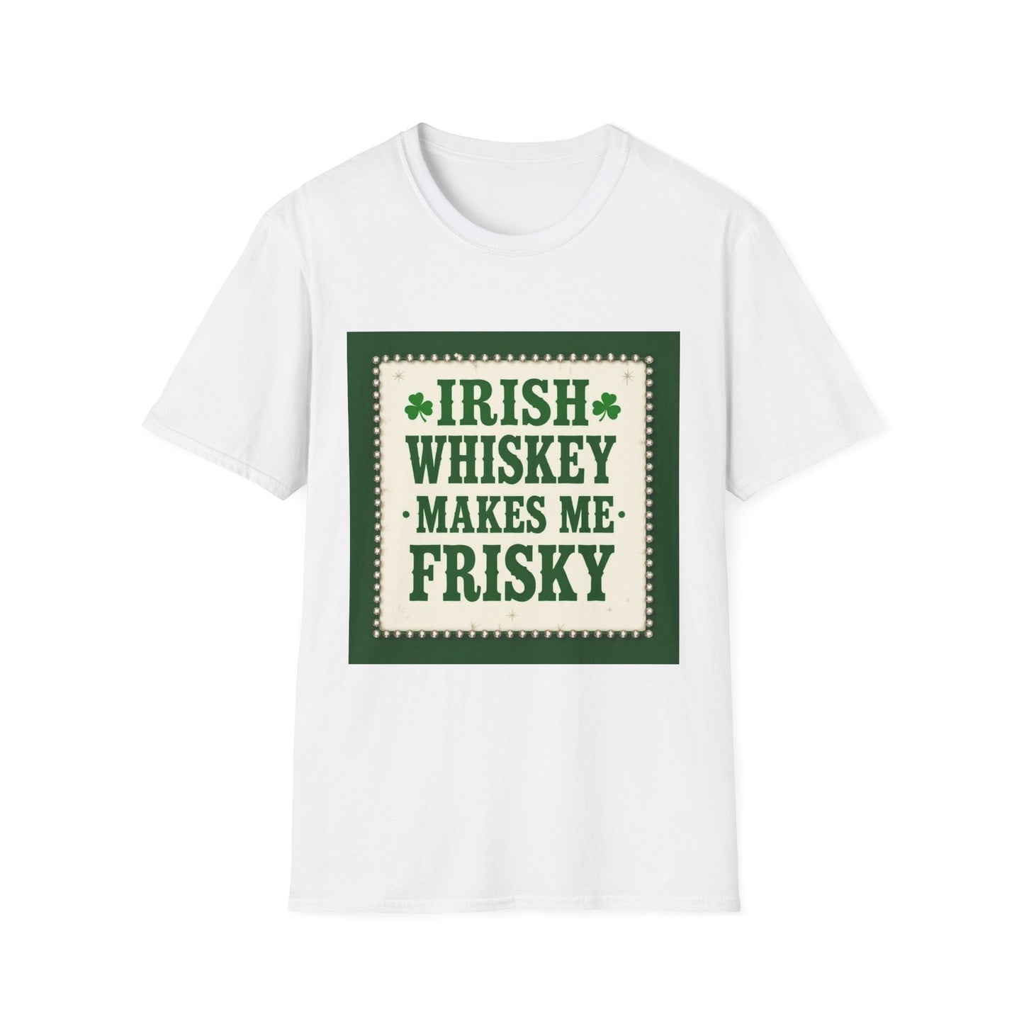 Irish Whiskey Makes Me Friskey Western Boho, Unisex T-Shirt,