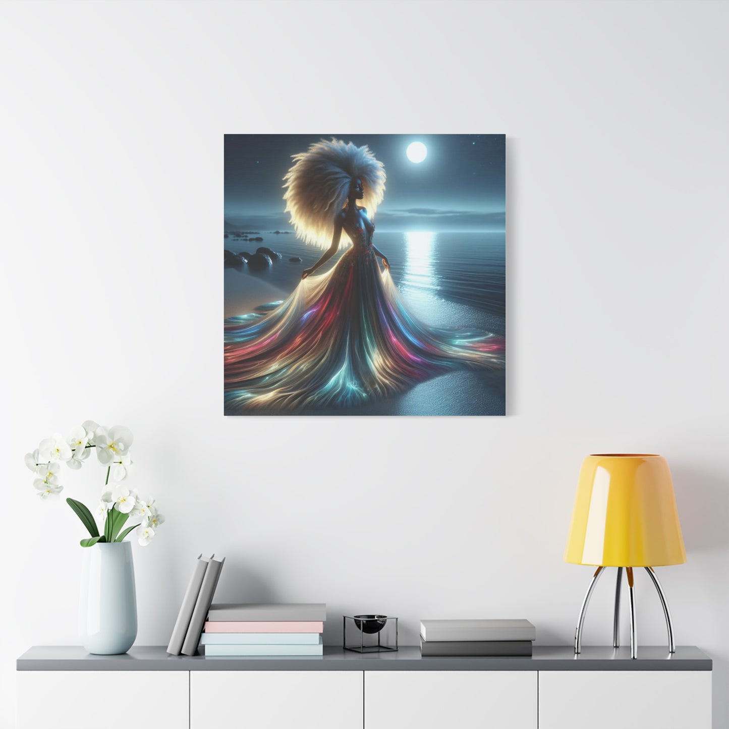 Beautiful Black Woman Canvas Art