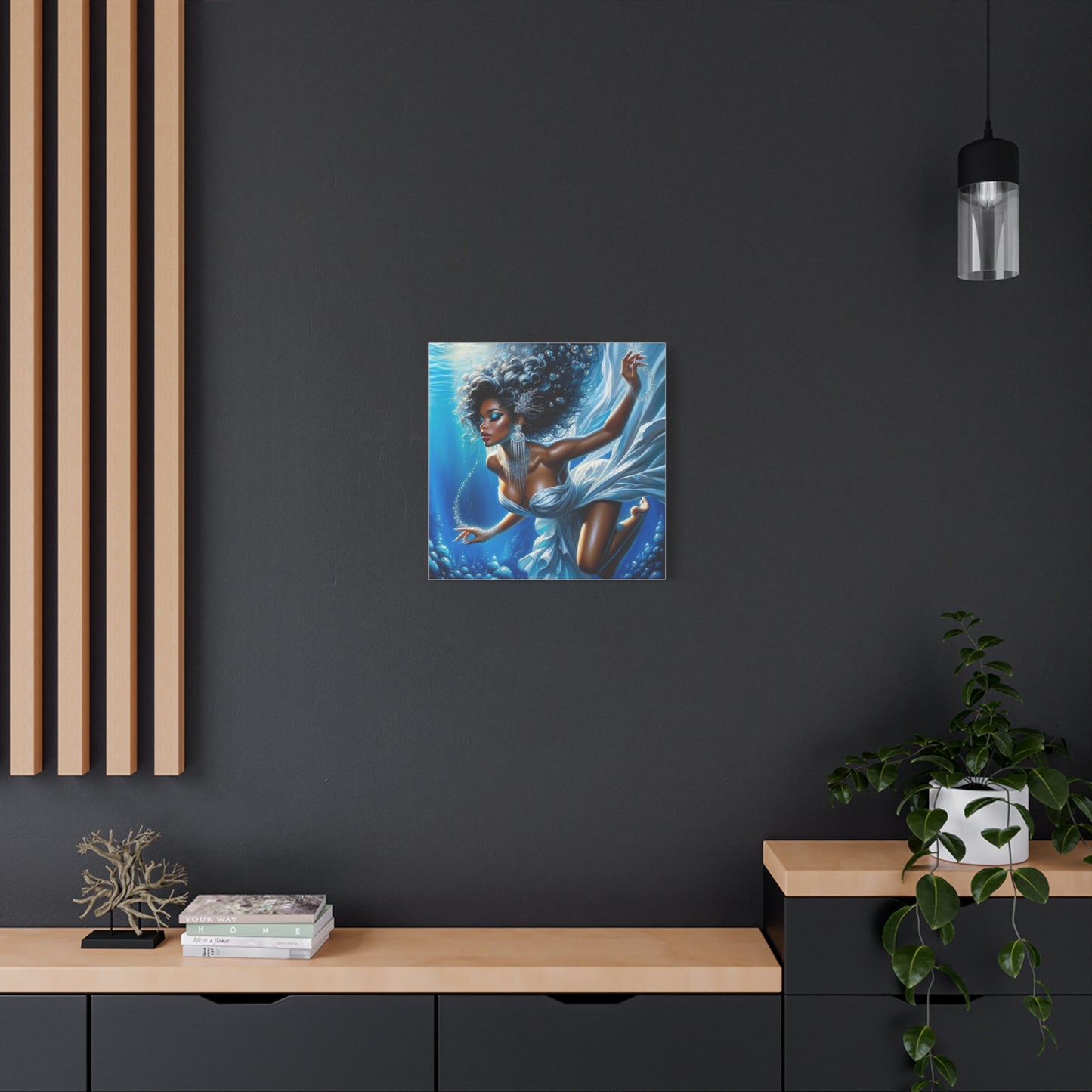 Beautiful Black Woman Canvas Art