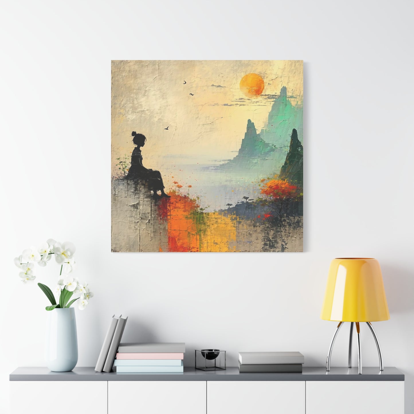 Mountain View Abstract Art