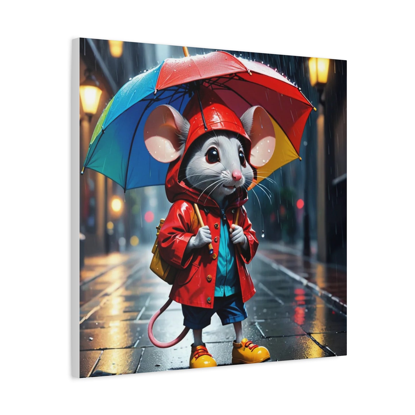 Mouse in the Rain Art