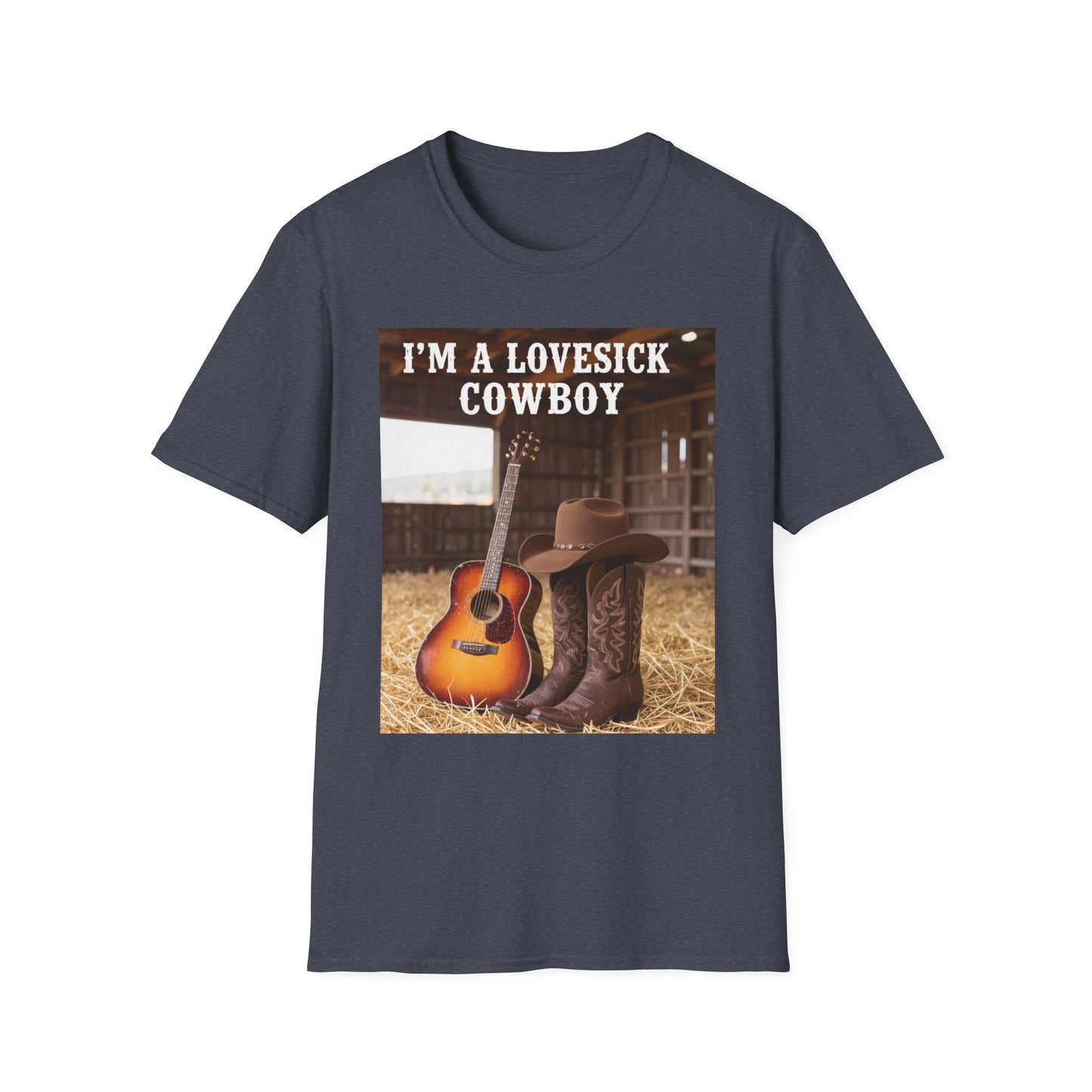 I'm a Lovesick Cowboy Western Boho, Unisex T-Shirt,