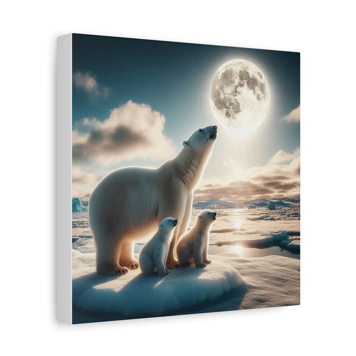 Canvas Print - Polar Bears Wall Art