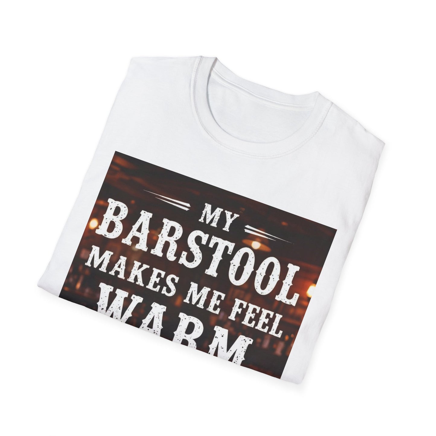 My Barstool Makes Me Feel Warm and Safe Western Boho, Unisex T-Shirt,