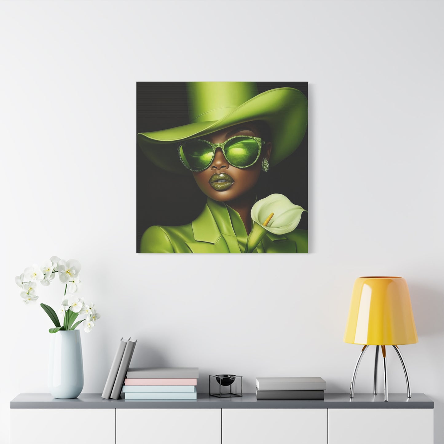 Beautiful Black Woman Canvas Art