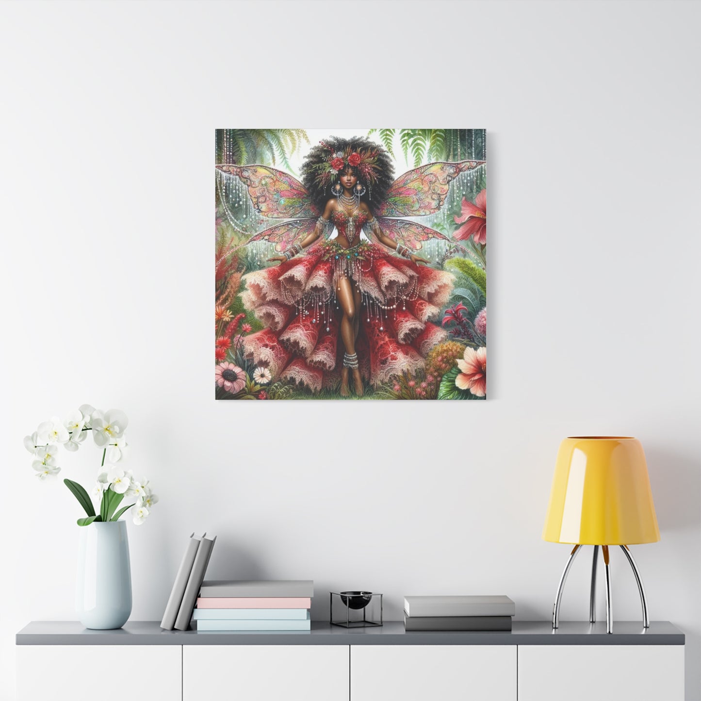 Beautiful Black Woman Canvas Art