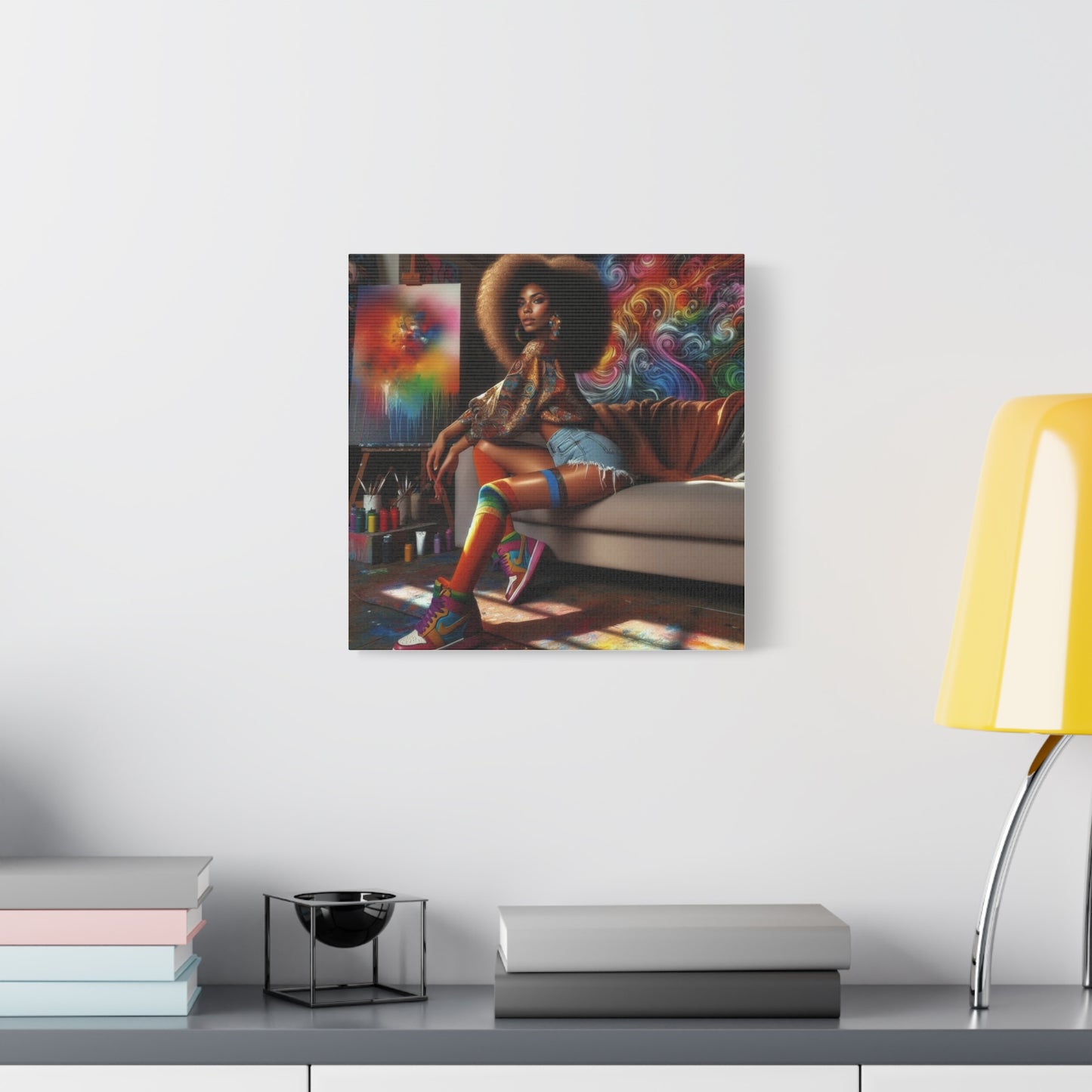 Beautiful Black Woman Canvas Art
