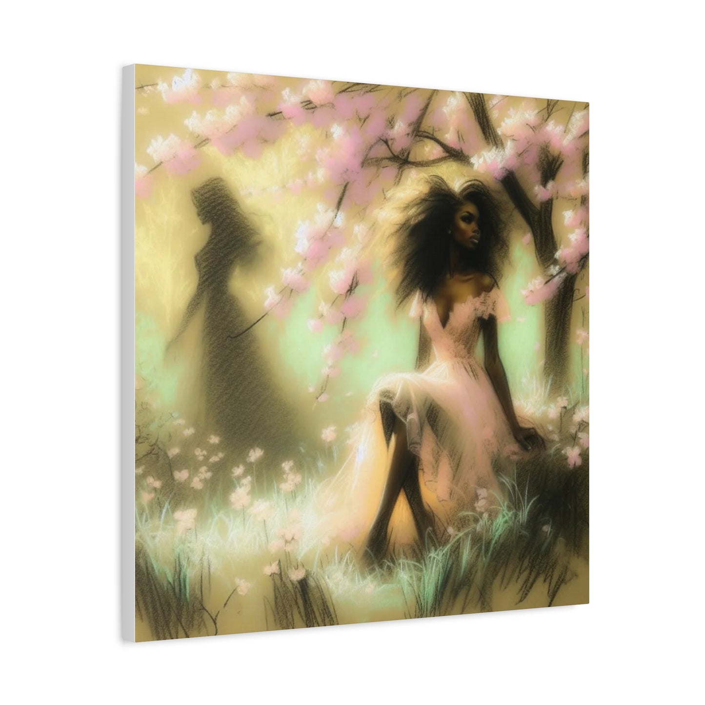 Beautiful Black Woman Canvas Art