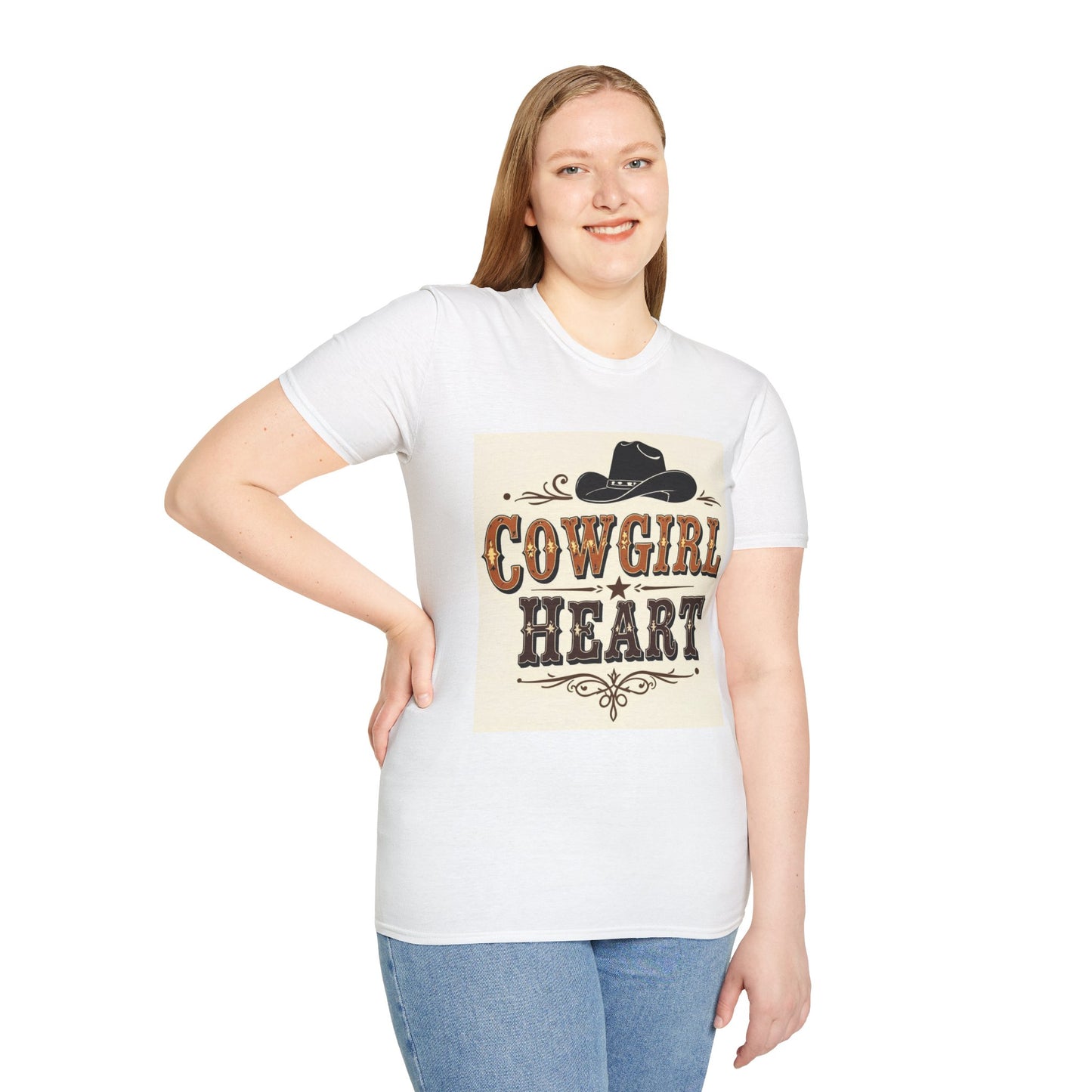 Cowgirl Heart Western Boho, Unisex T-Shirt,