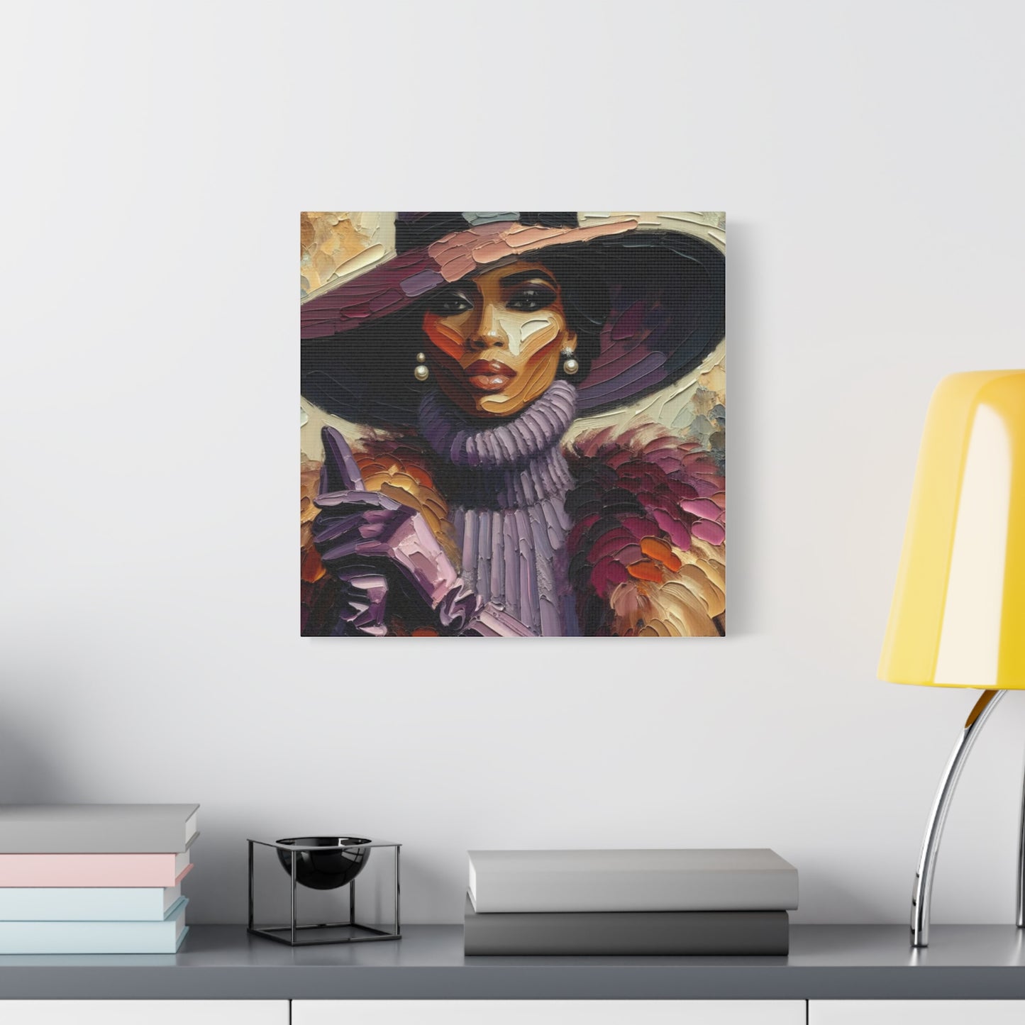 Beautiful Black Woman Canvas Art