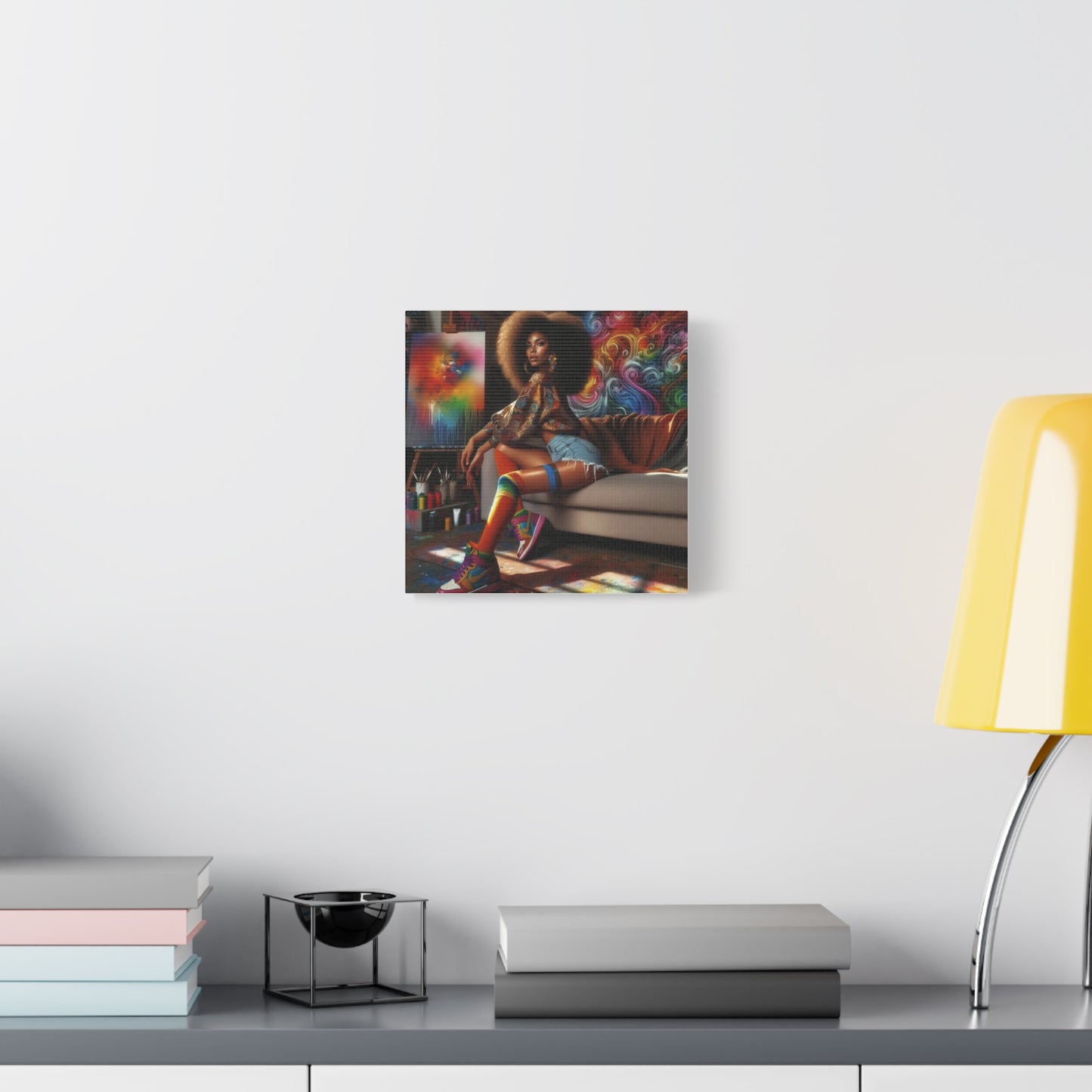 Beautiful Black Woman Canvas Art