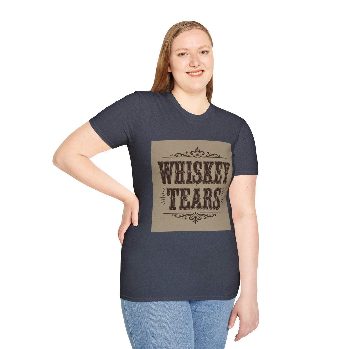 Whiskey Tears Western Boho, Unisex T-Shirt,