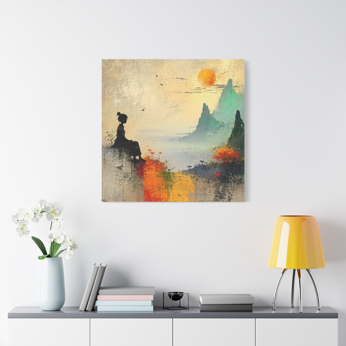 Mountain View Abstract Art