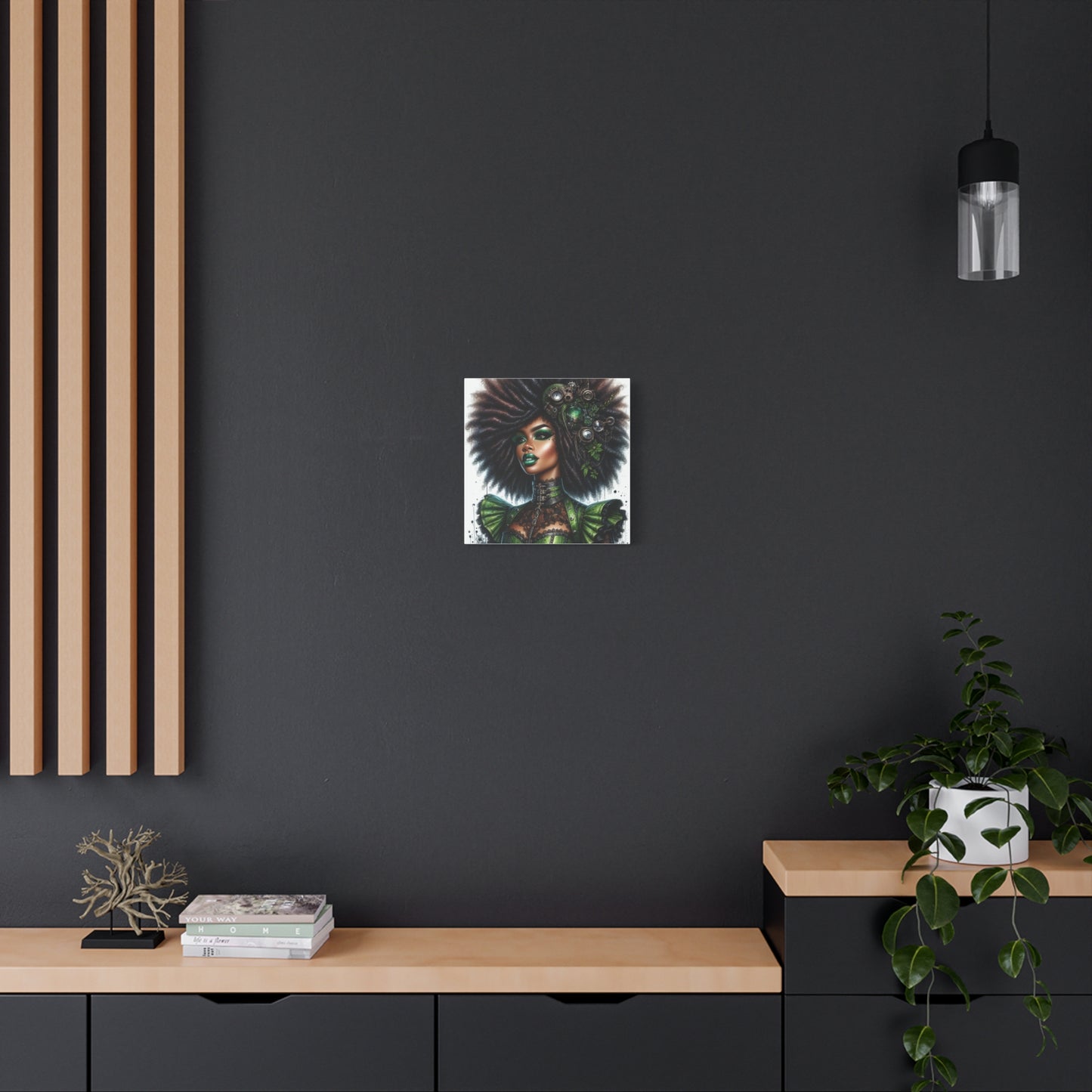 Beautiful Black Woman Canvas Art