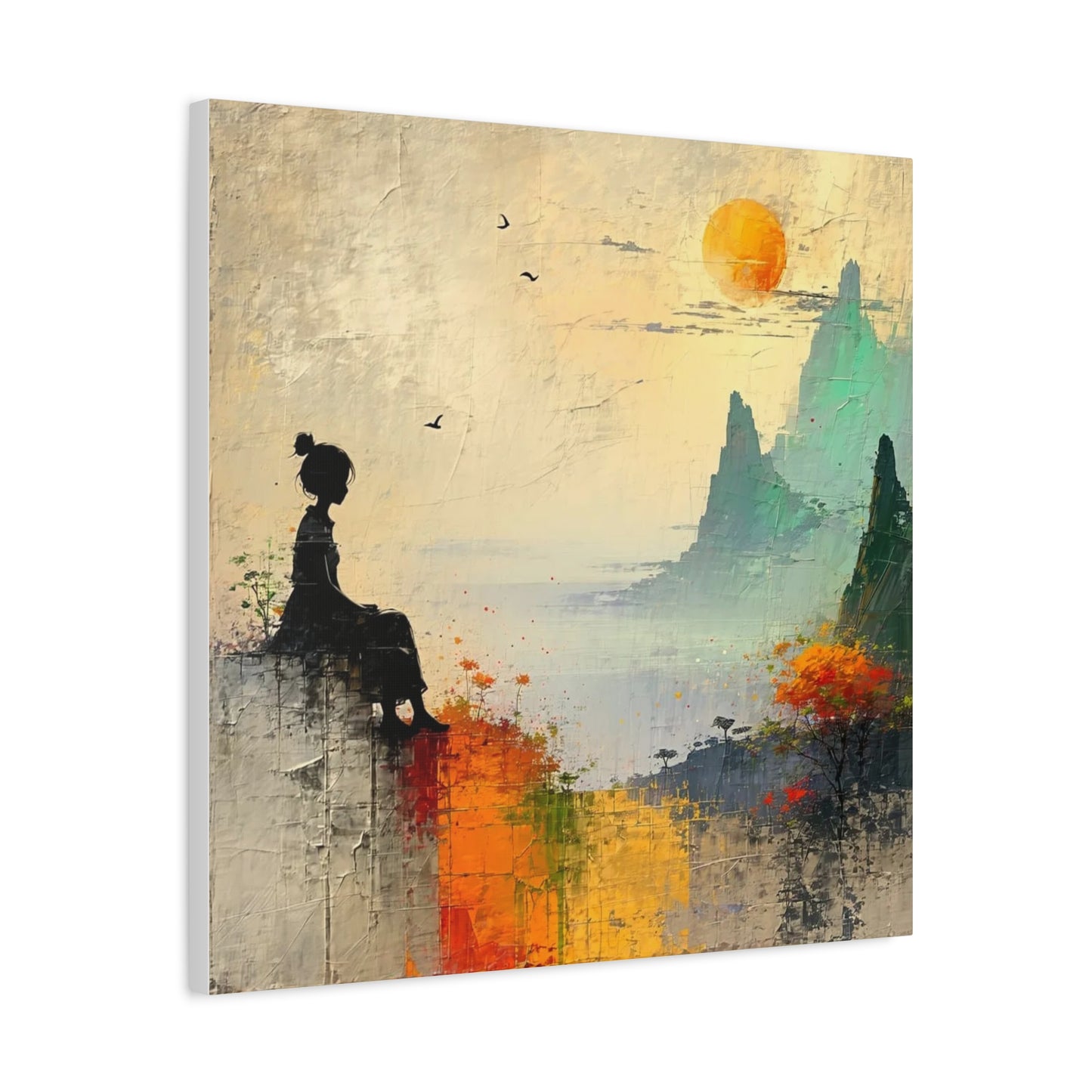 Mountain View Abstract Art