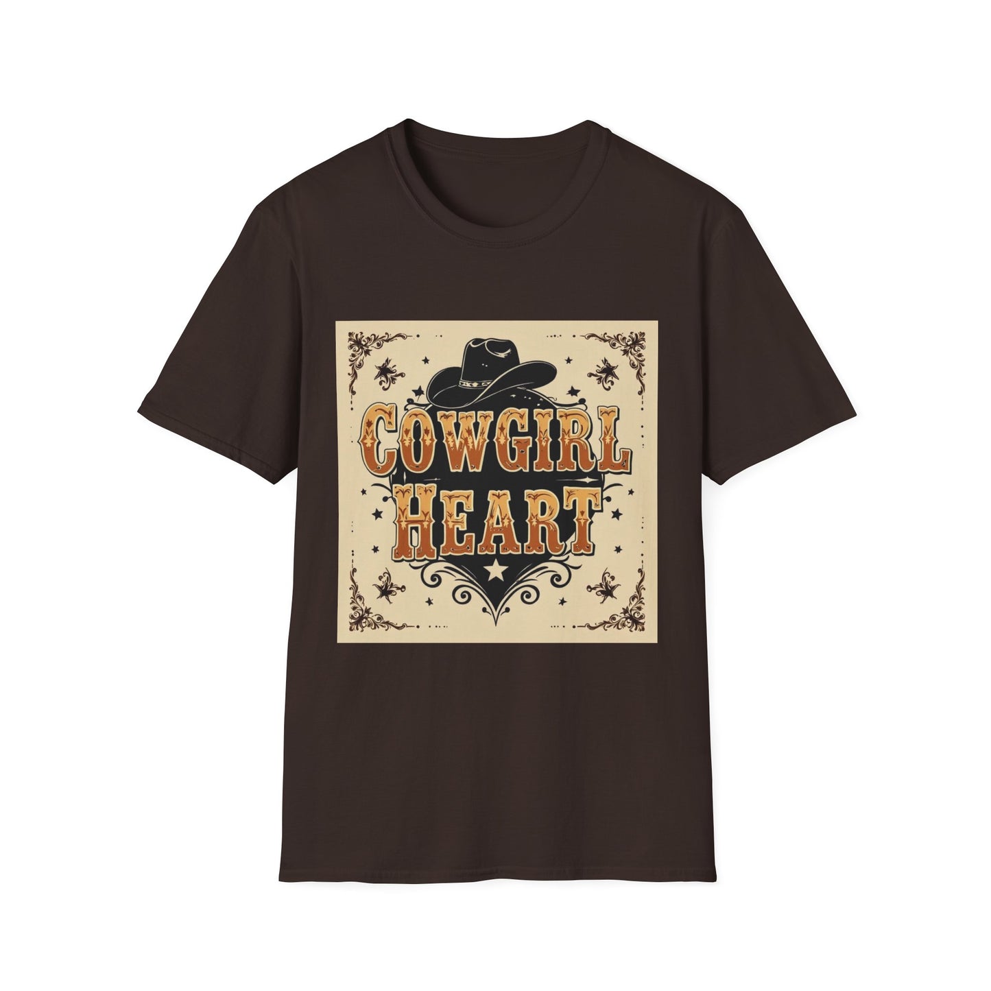 Cowgirl Heart Western Boho, Unisex T-Shirt,