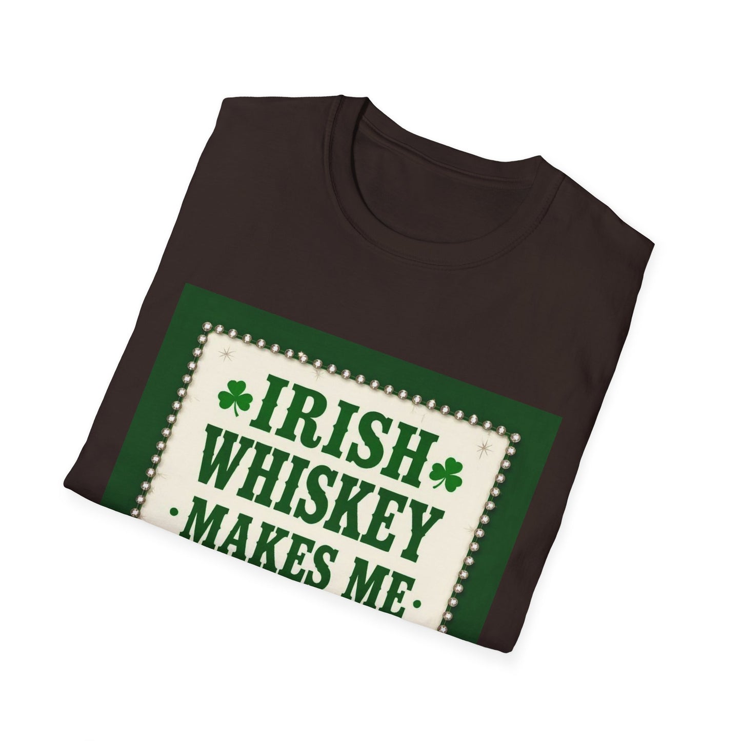 Irish Whiskey Makes Me Friskey Western Boho, Unisex T-Shirt,