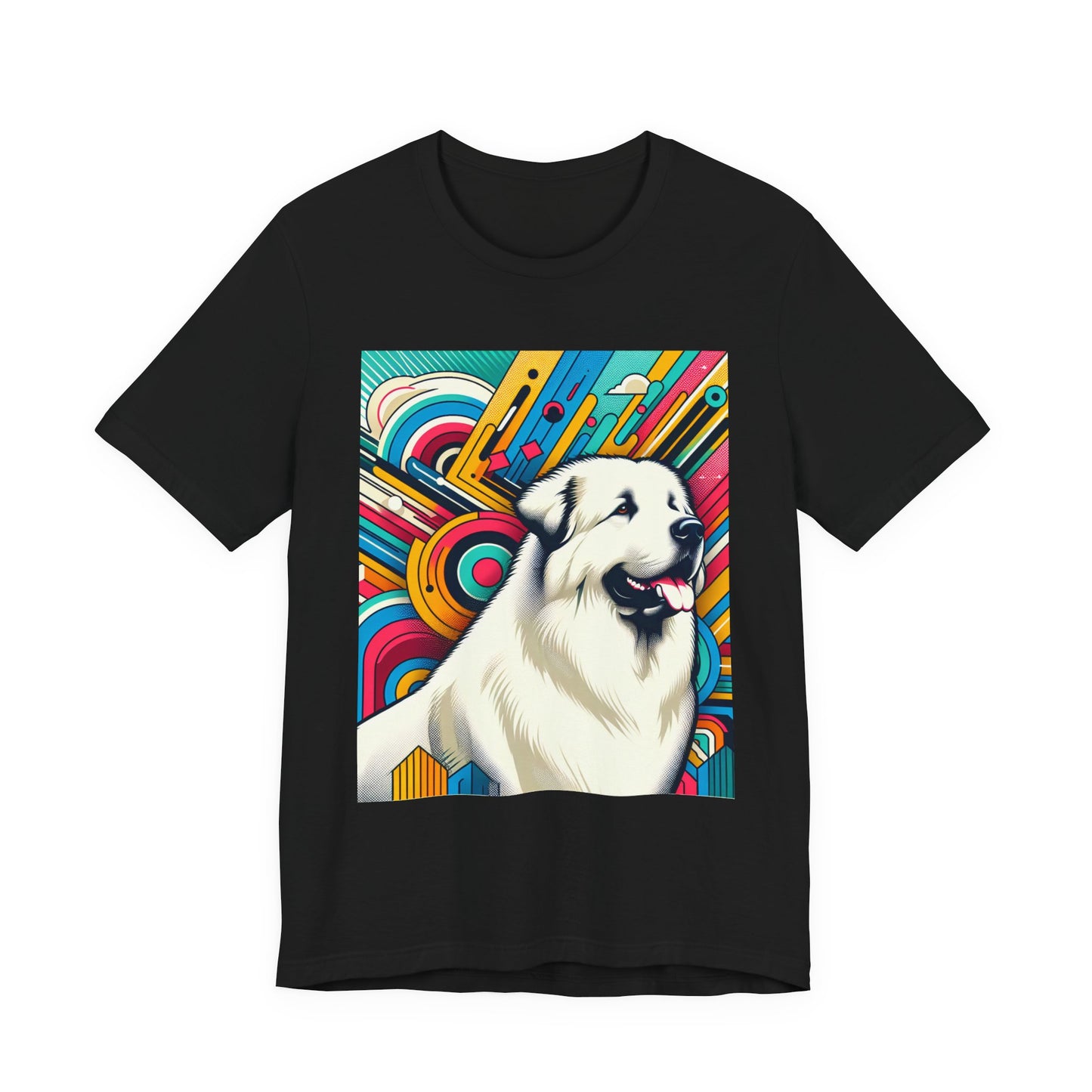Retro Colorful Great PyreneesTee - Unisex Shirt