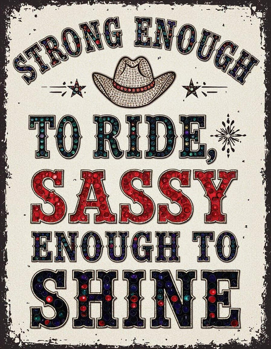 Cowgirl Sayings JPEGs: Strong, Sassy, Sublimation Designs (Set of 5)