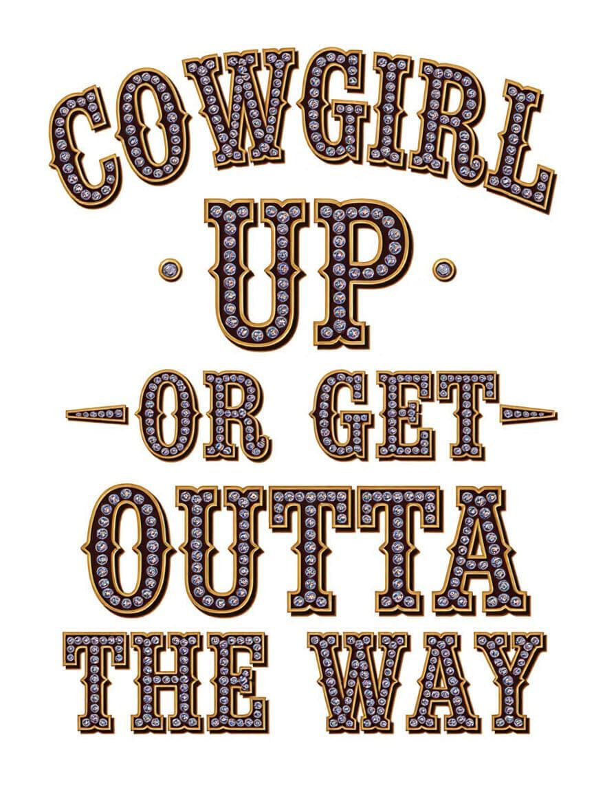 Cowgirl Sayings JPEGs: Sublimation Designs, Set of 5