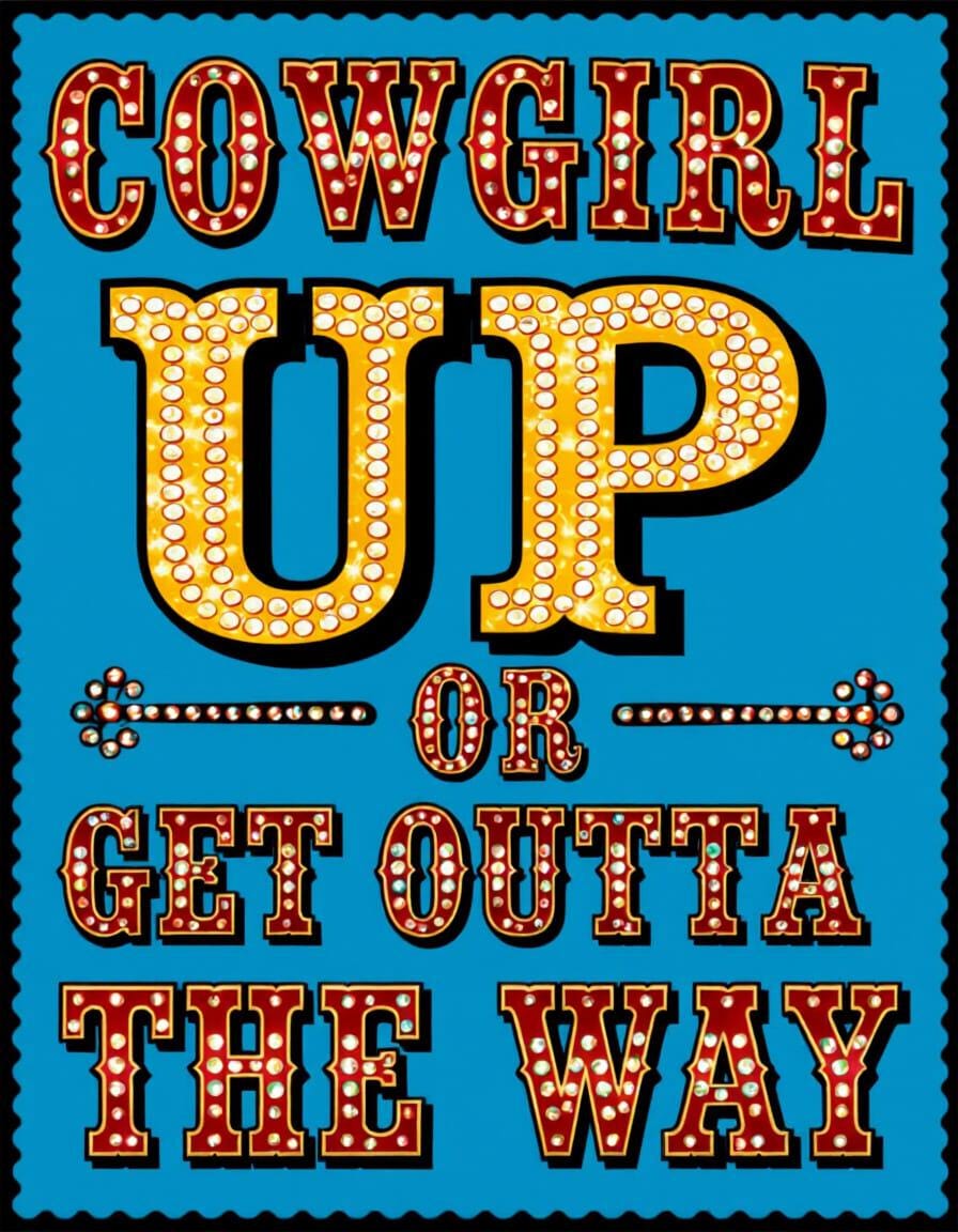 Cowgirl Sayings JPEGs: Sublimation Designs, Set of 5